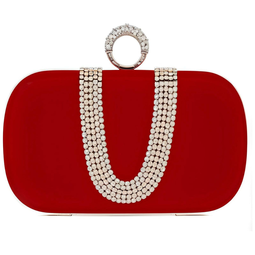 Perenelle Rhinestone Clutch