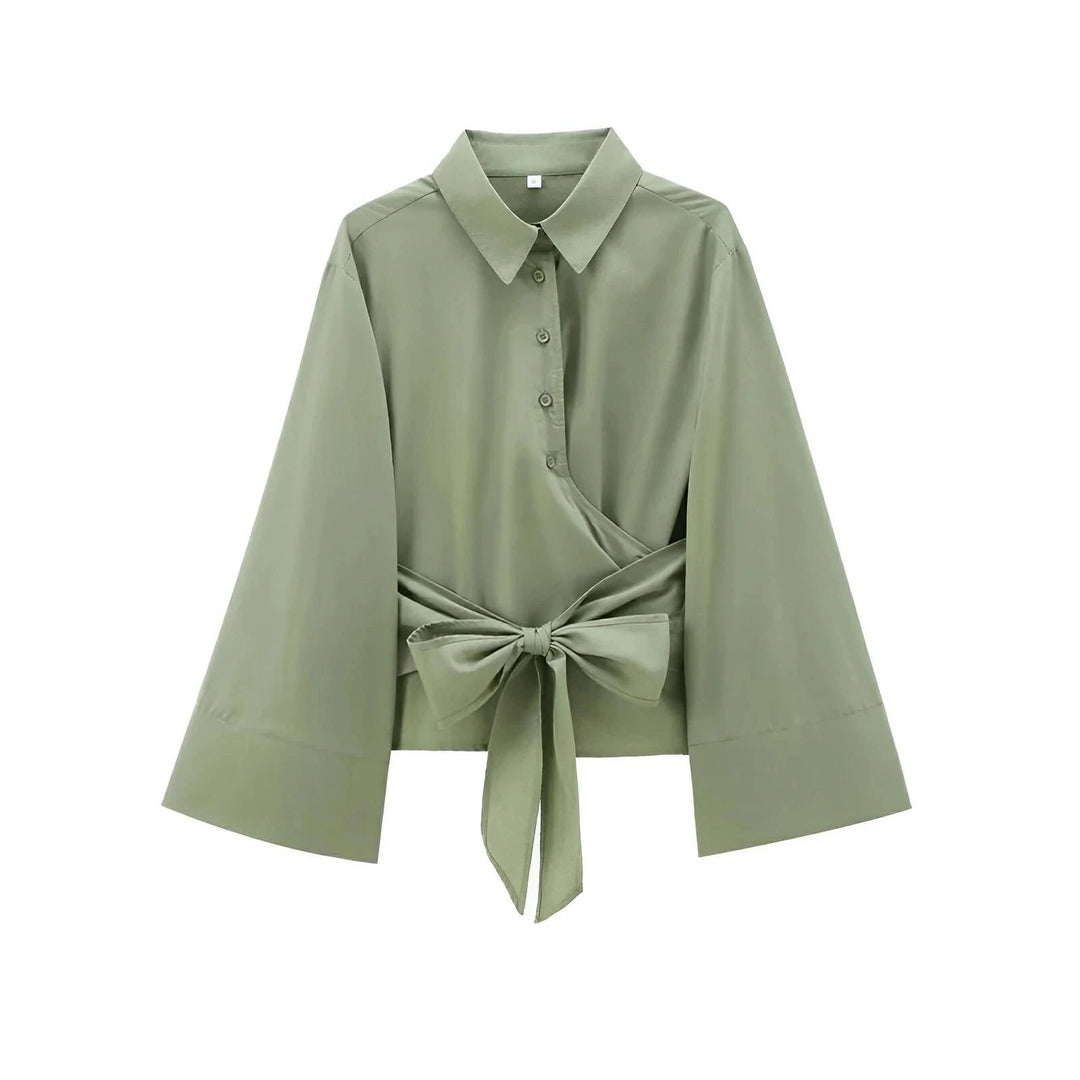 Pia Belted Blouse