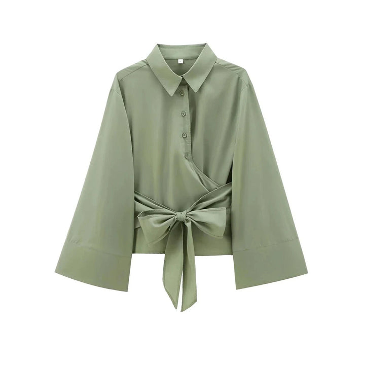 Pia Belted Blouse
