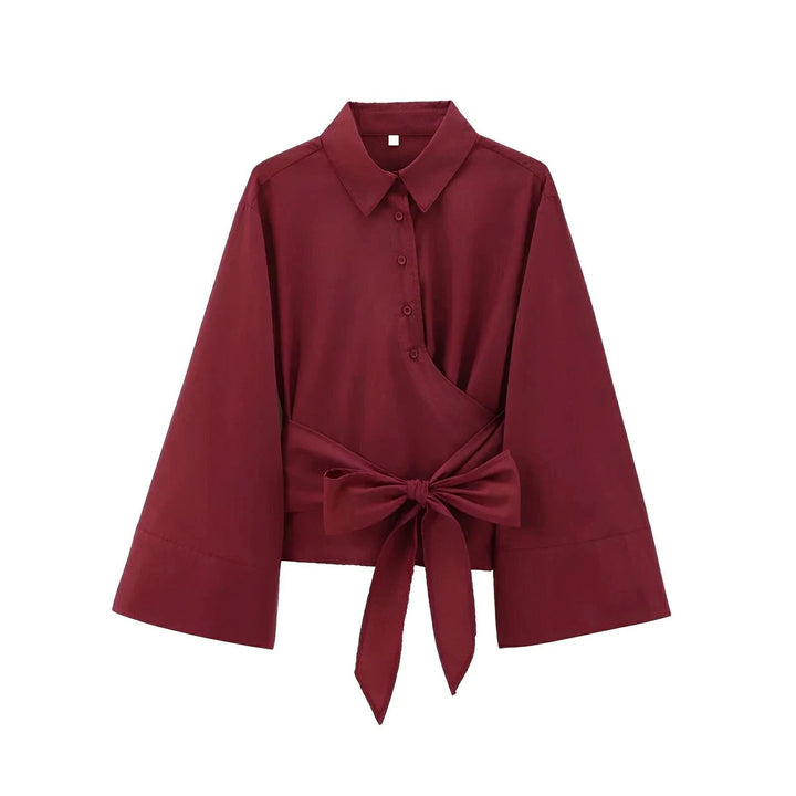 Pia Belted Blouse