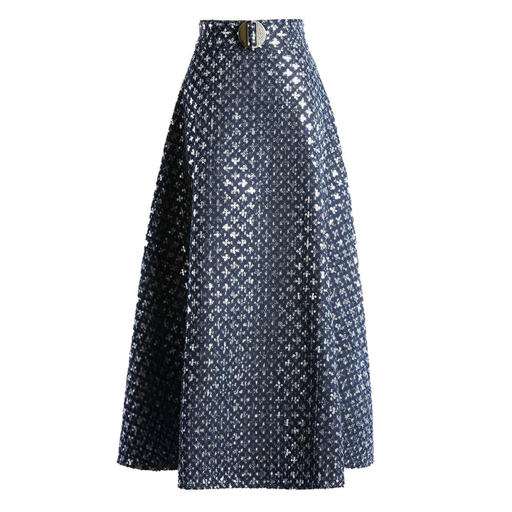 Quinn Sequin Midi Skirt