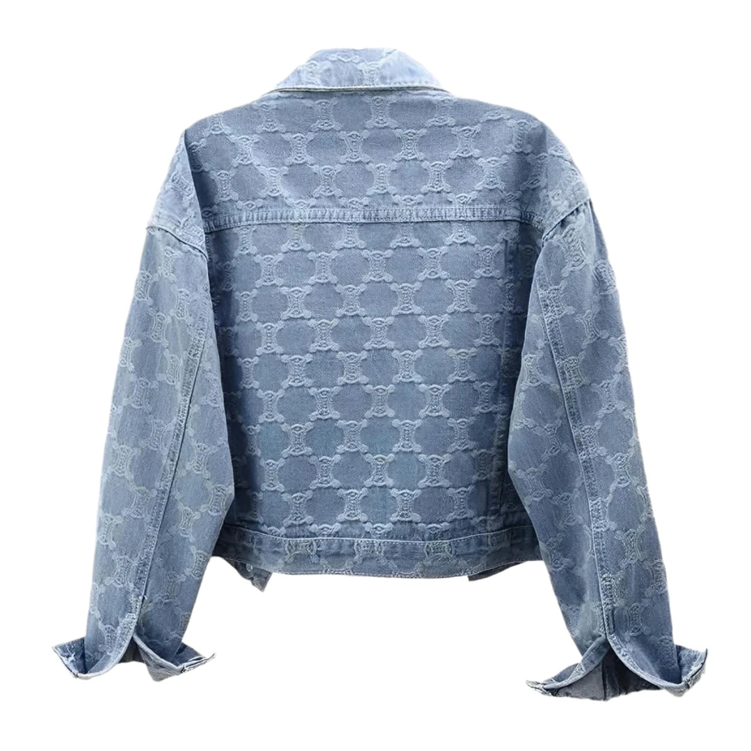 Rhiannon Cropped Denim Jacket