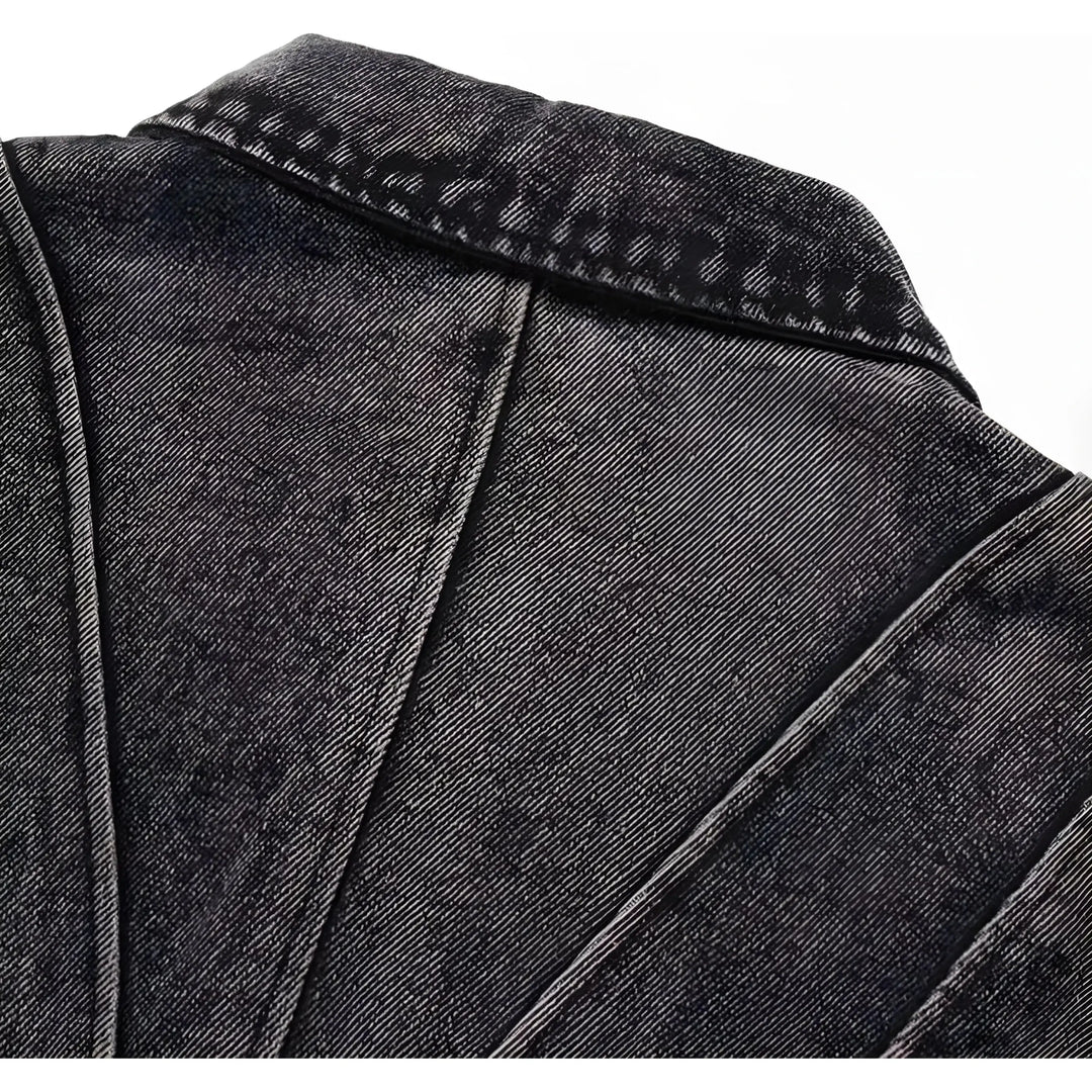 Sable Cropped Denim Jacket