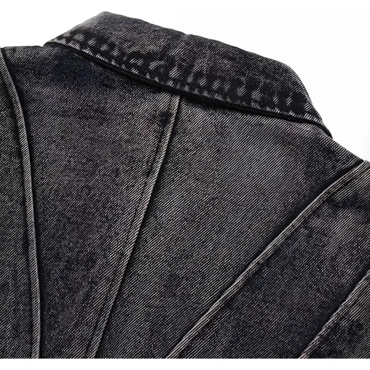Sable Cropped Denim Jacket