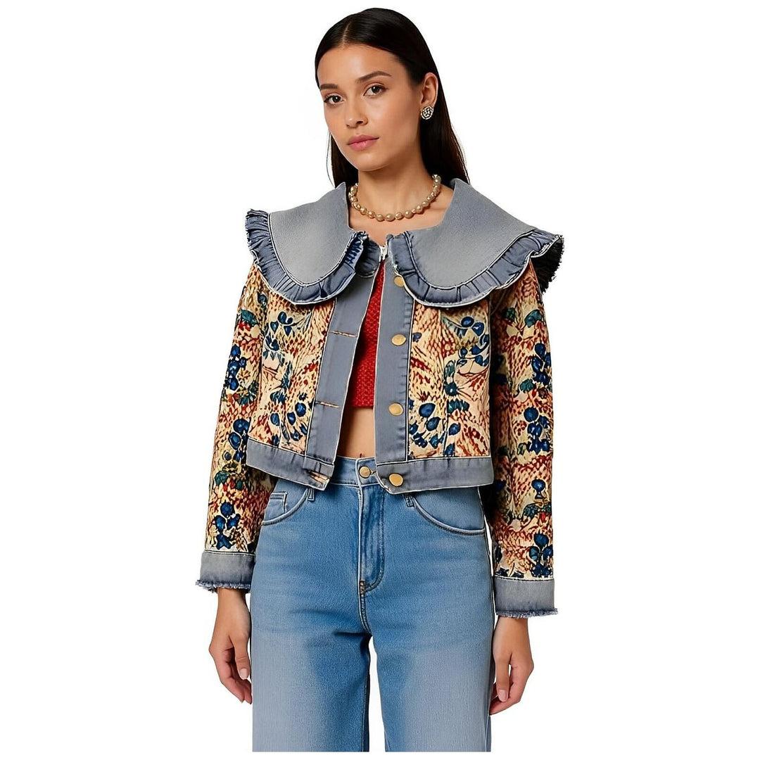 Sanai Cropped Denim Jacket