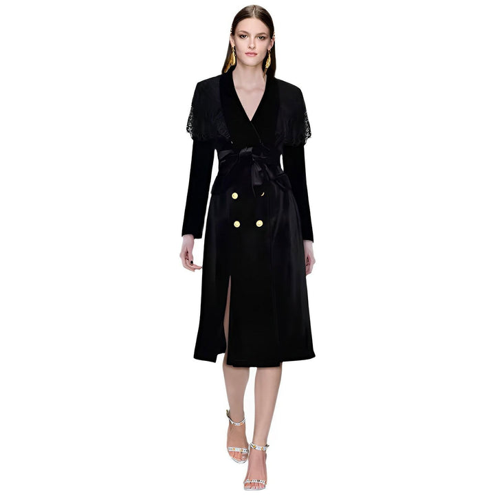 Tahlia Velvet Overcoat