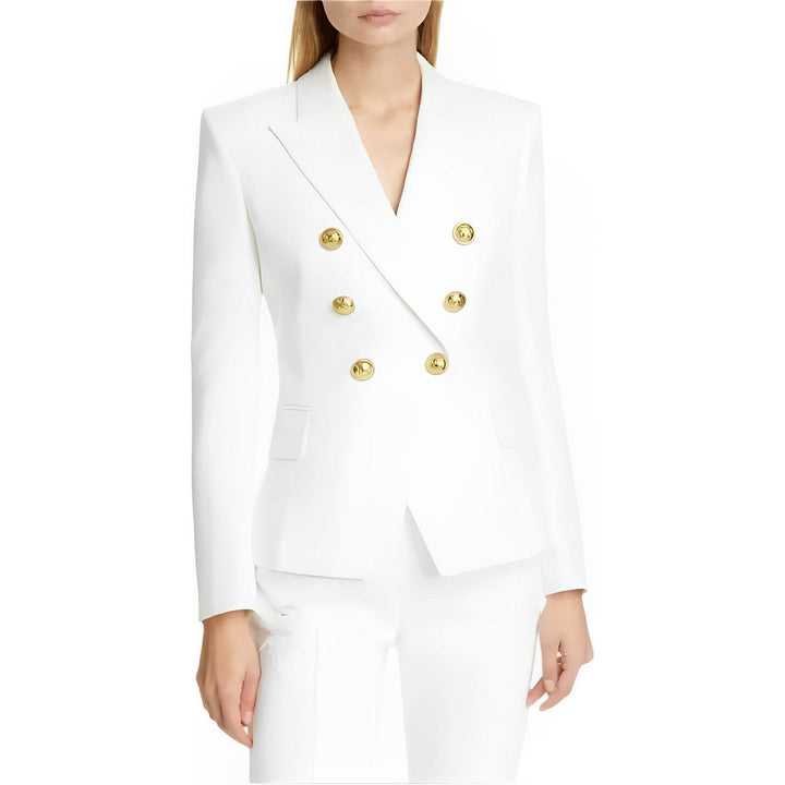 Talia Fitted Blazer - White