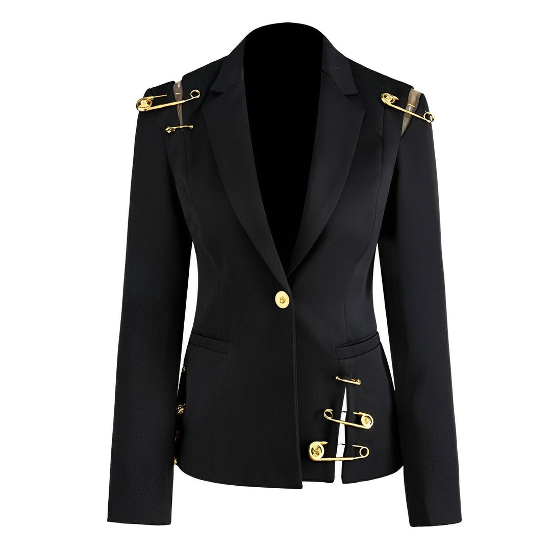 Tessa Gold Pin Blazer
