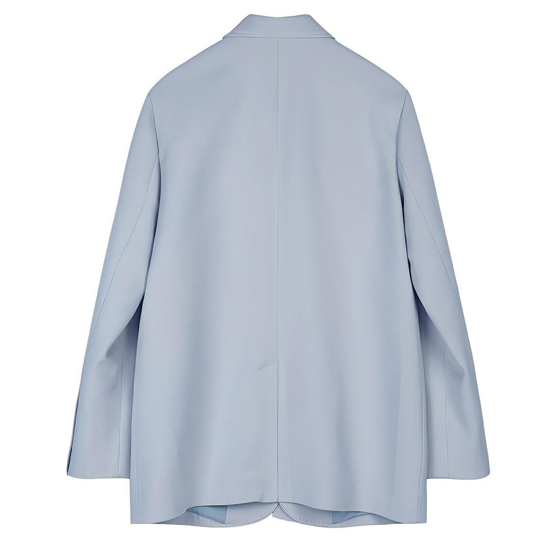 The Sylvia Strapped Blazer - Blue
