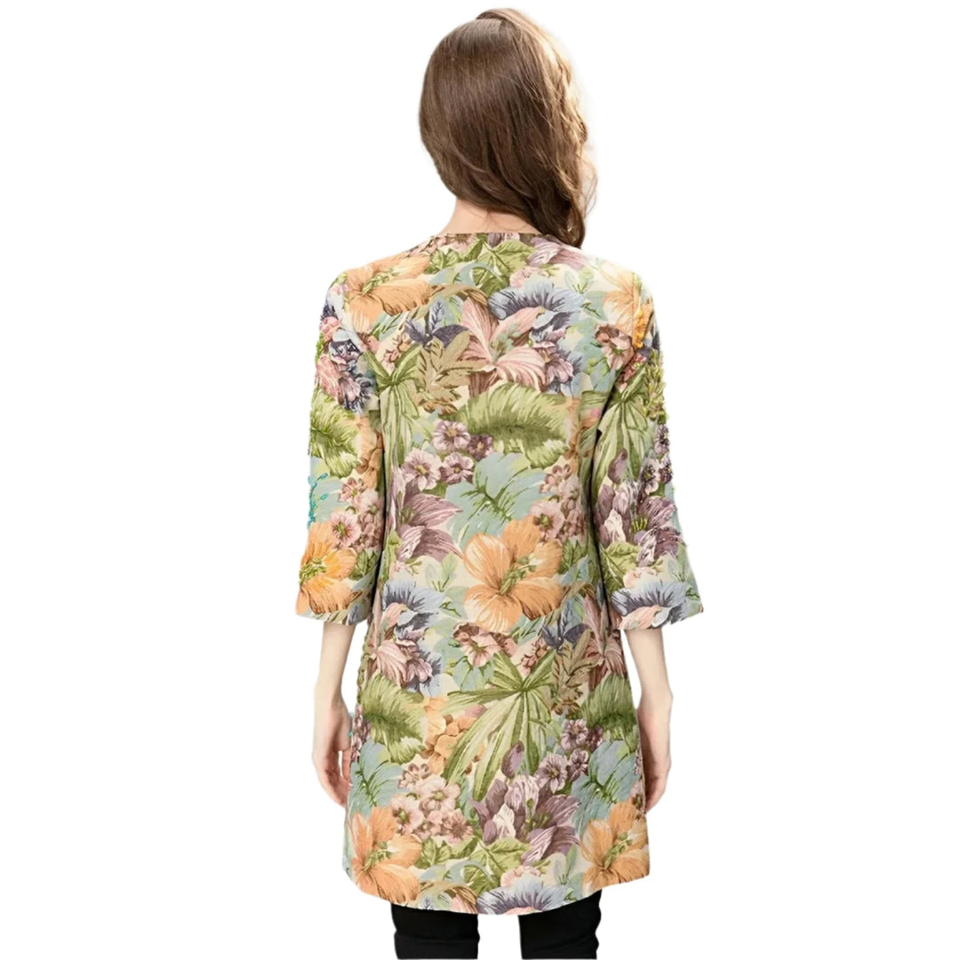 Valarie Beaded Overcoat