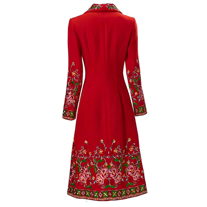Verena Embroidered Overcoat