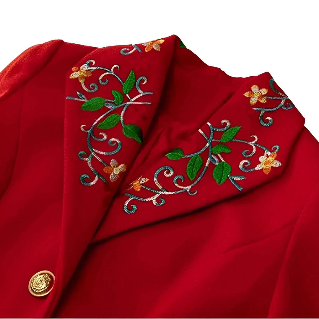 Verena Embroidered Overcoat