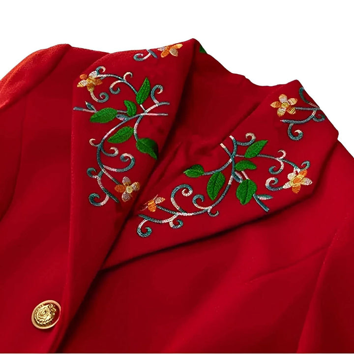 Verena Embroidered Overcoat