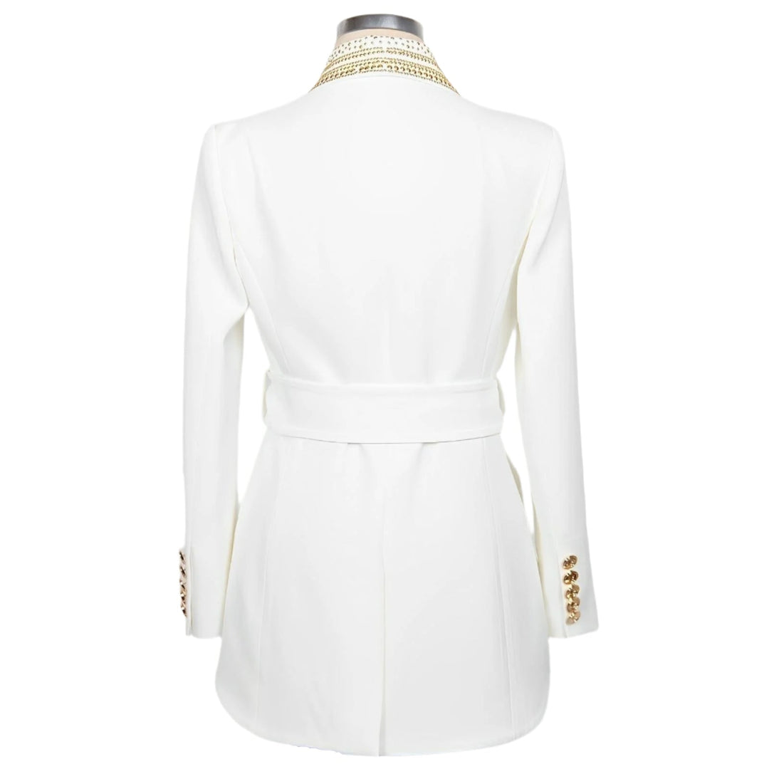 Vivienne Belted Rhinestone Blazer