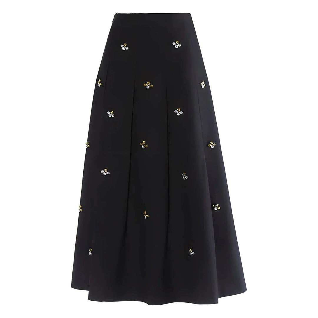 Zadie Pleated Midi Skirt