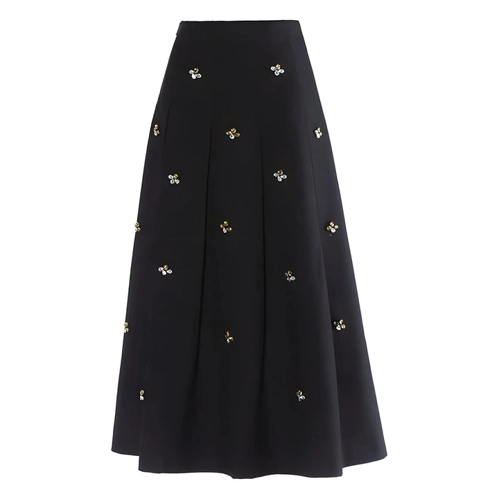 Zadie Pleated Midi Skirt