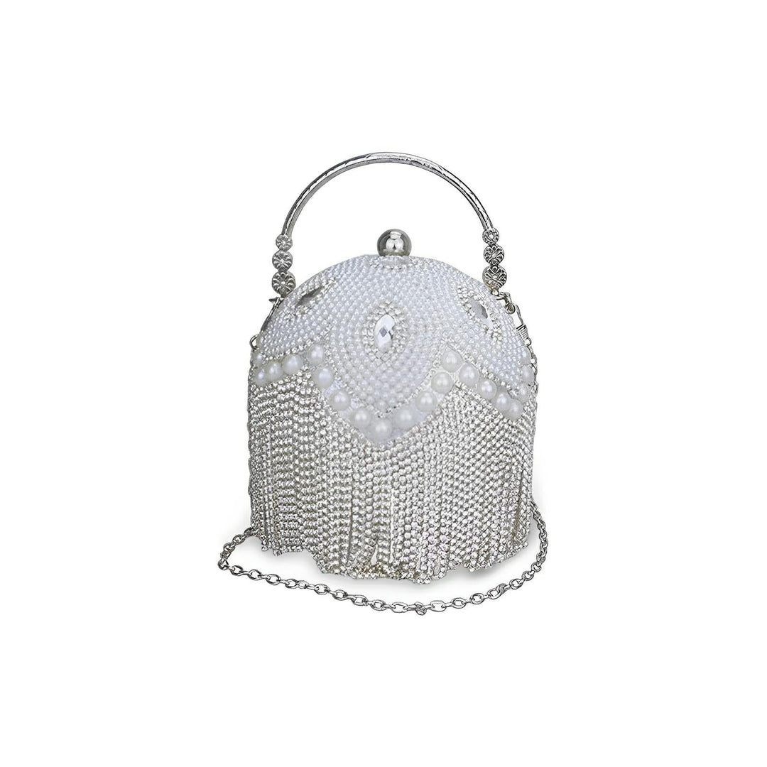 Zaelia Rhinestone Clutch