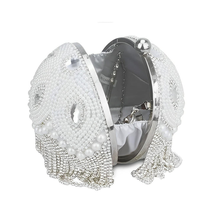 Zaelia Rhinestone Clutch