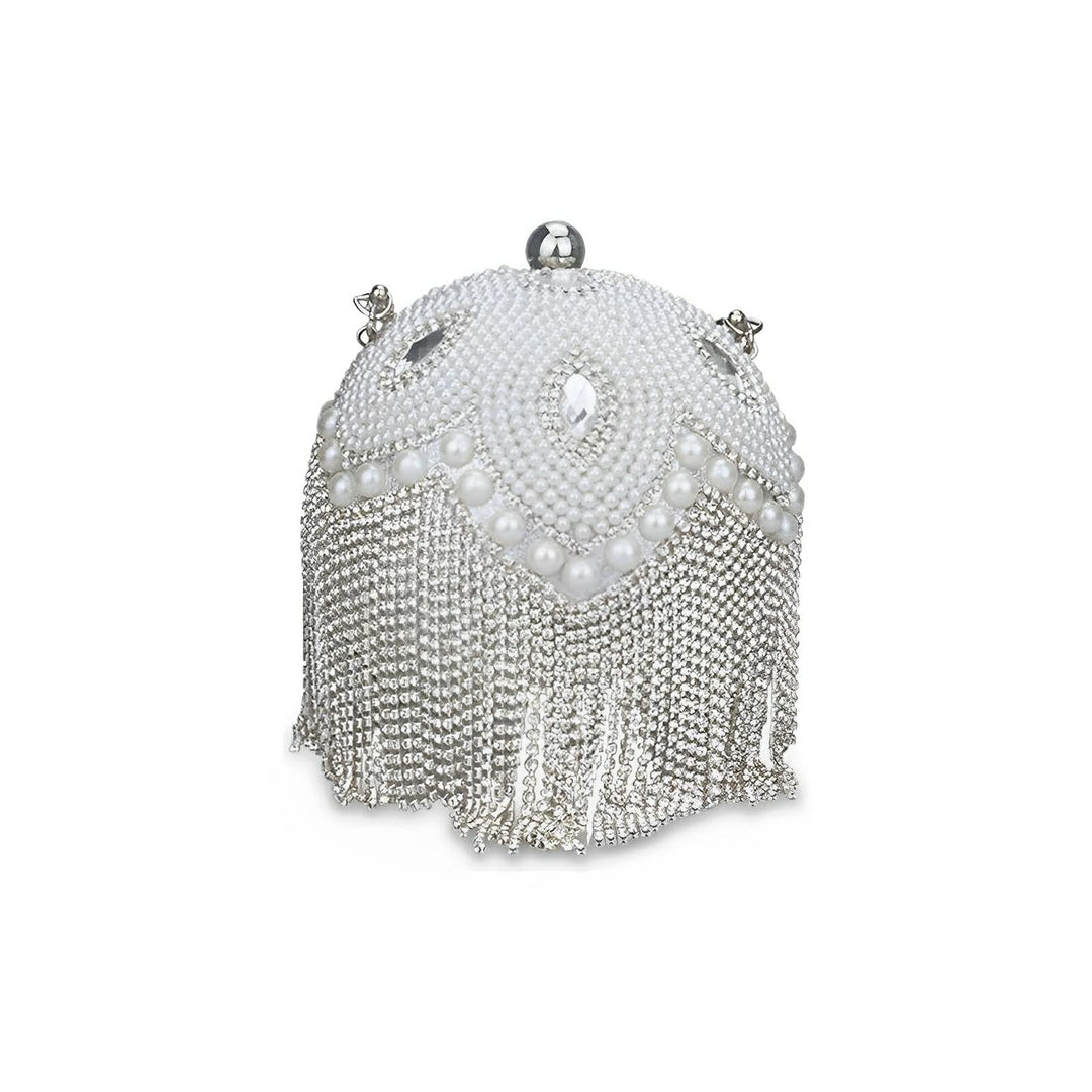 Zaelia Rhinestone Clutch