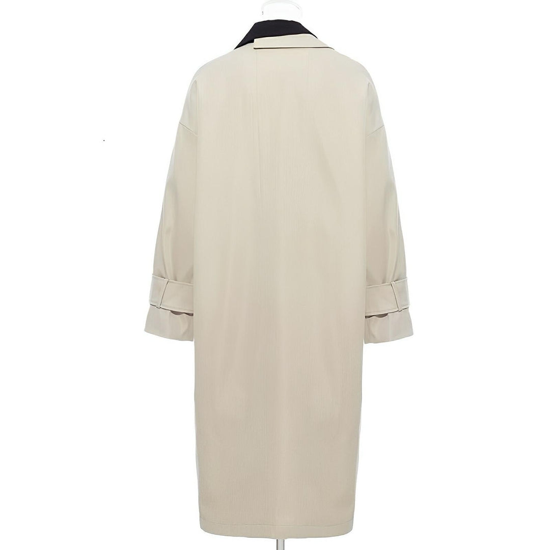 Zia Contrast Panel Trench Coat
