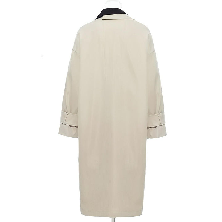Zia Contrast Panel Trench Coat