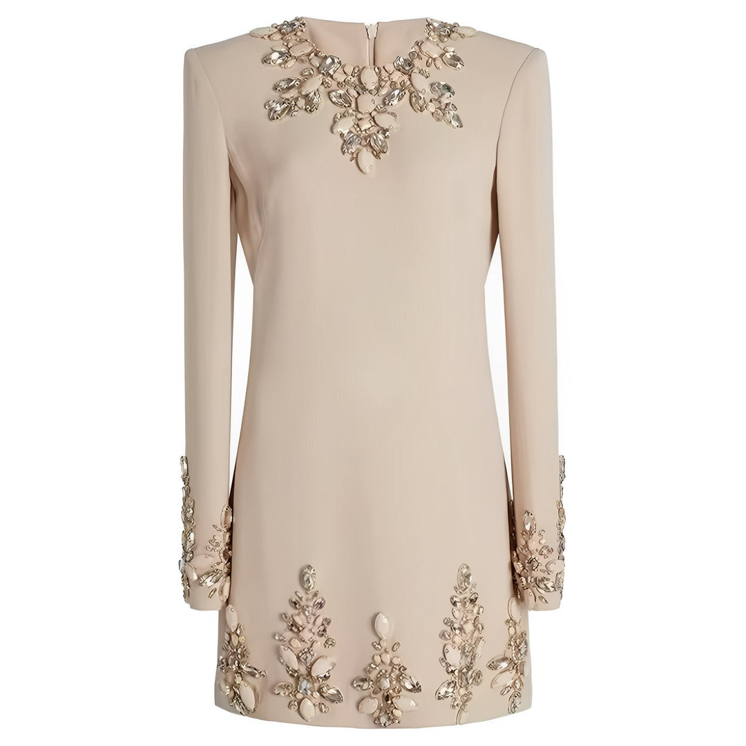 Faustine Rhinestone Mini Dress 