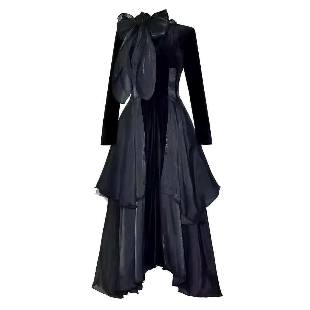 Noir Midi Dress 