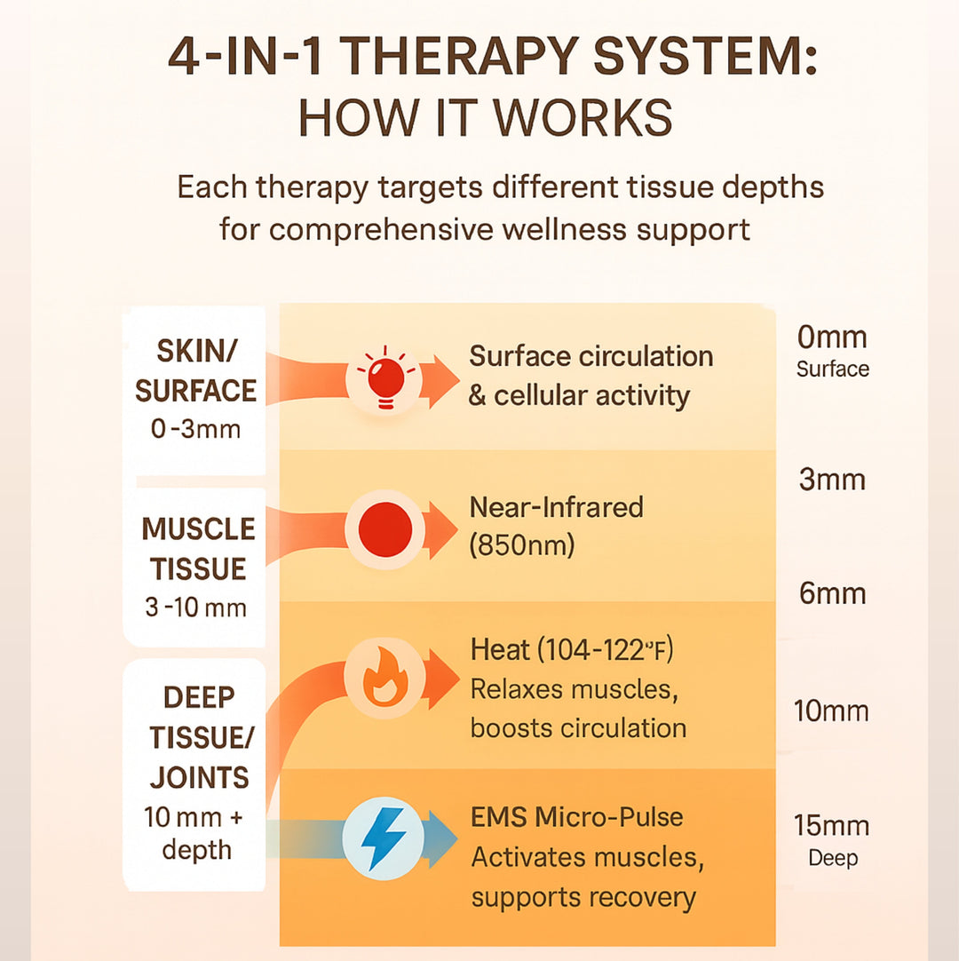 Olara Infrared Massage Belt — Muscle Care & Wellness 