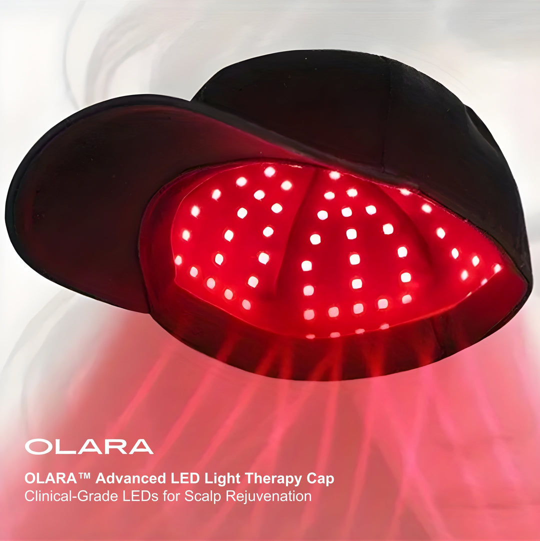 Olara LED Cap for Hair & Scalp Wellness - Red Light Therapy 
