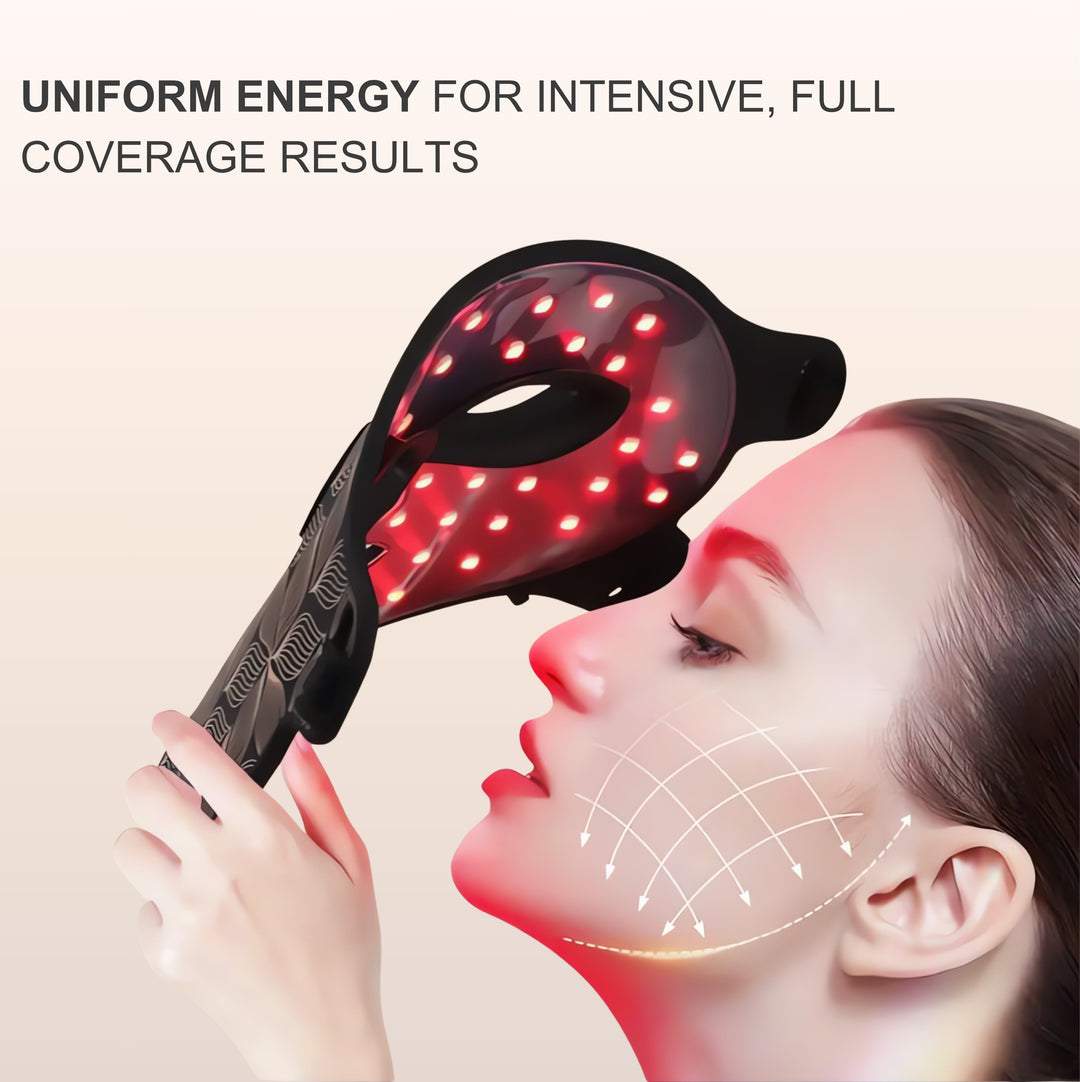 Olara LED Face & Neck Mask | Anti-Aging Red Light Therapy 