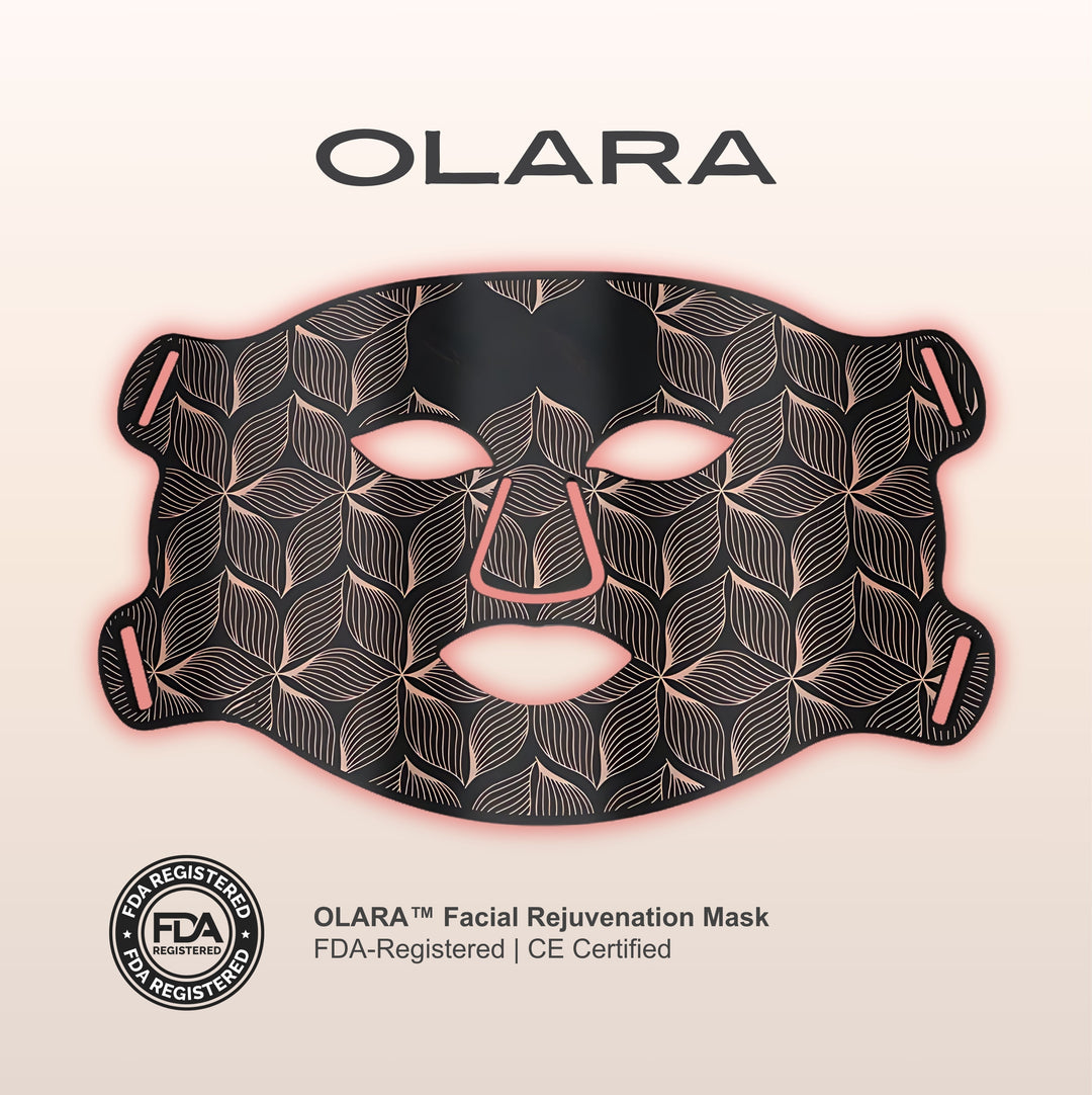 Olara LED Face & Neck Mask | Anti-Aging Red Light Therapy 
