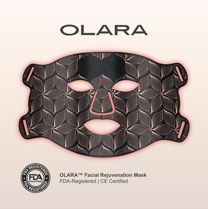 Olara LED Face & Neck Mask | Anti-Aging Red Light Therapy 
